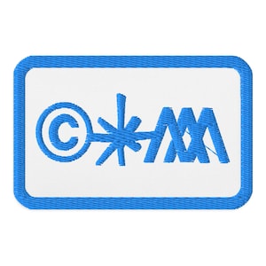 Andrew McMahon Three Bands Logos Embroidered Patches