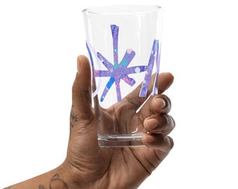 Vaso de pinta Shaker con los logotipos de Three Bands SOCO JM AMITW