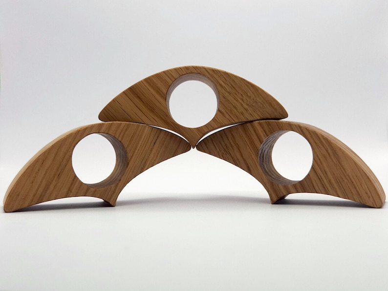 porte-pages en bois Eiche