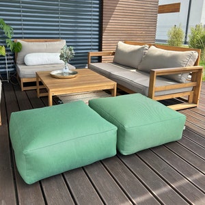 Waterproof cushion, outdoor floor cushion, garden seat cushions,  outdoor ottoman,  patio cushion, garden cushion