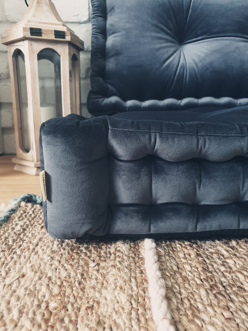 Custom Size Cushion Floor Modular Sofa French Style Seat Etsy