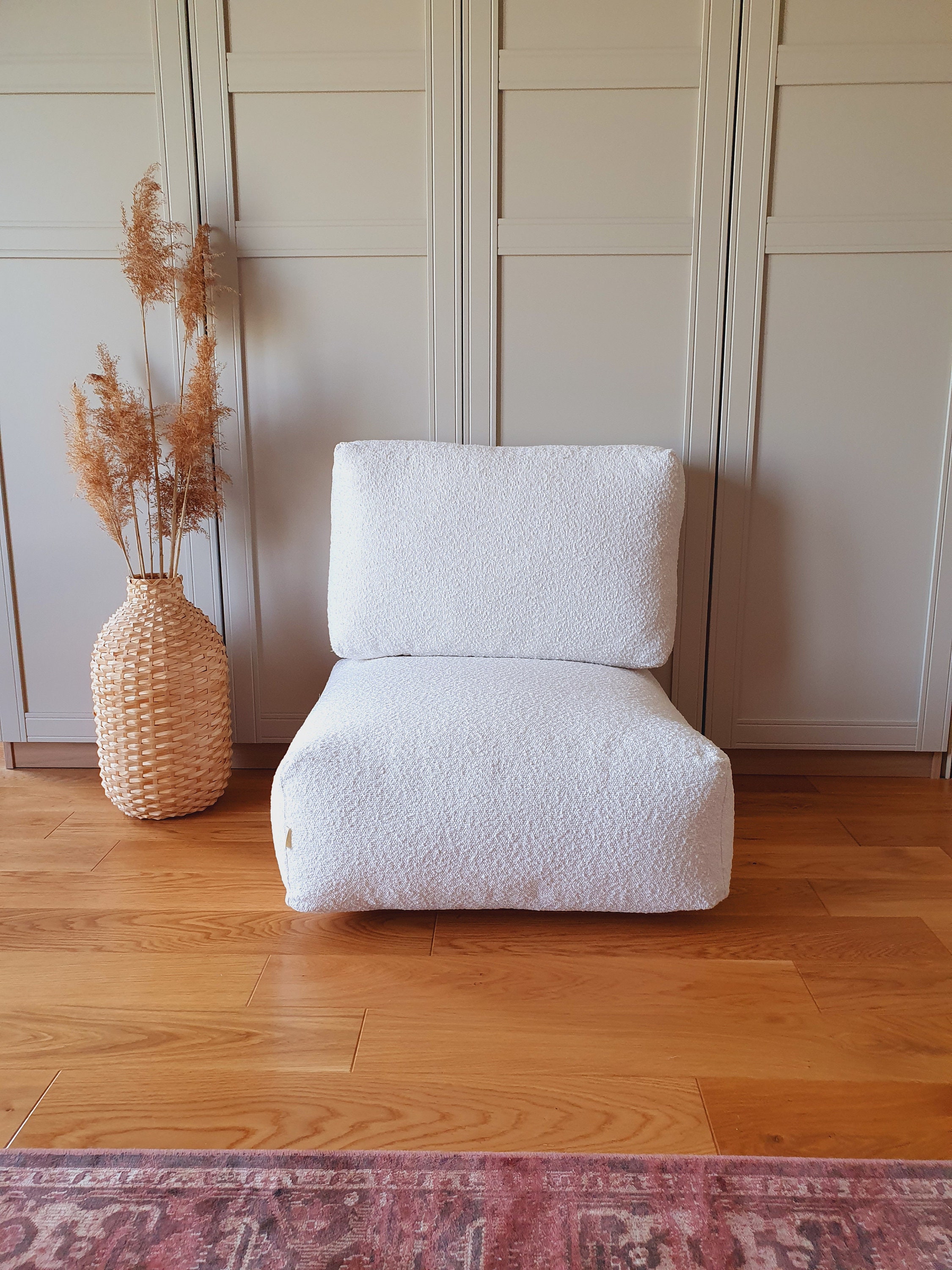 Floor Pillow Seating and Backrest, Corduroy Seat Cushion, Pouf Ottoman,  Meditation Cushion, Floor Pouf, Floor Seat Pillow, Wabi Sabi Decor 