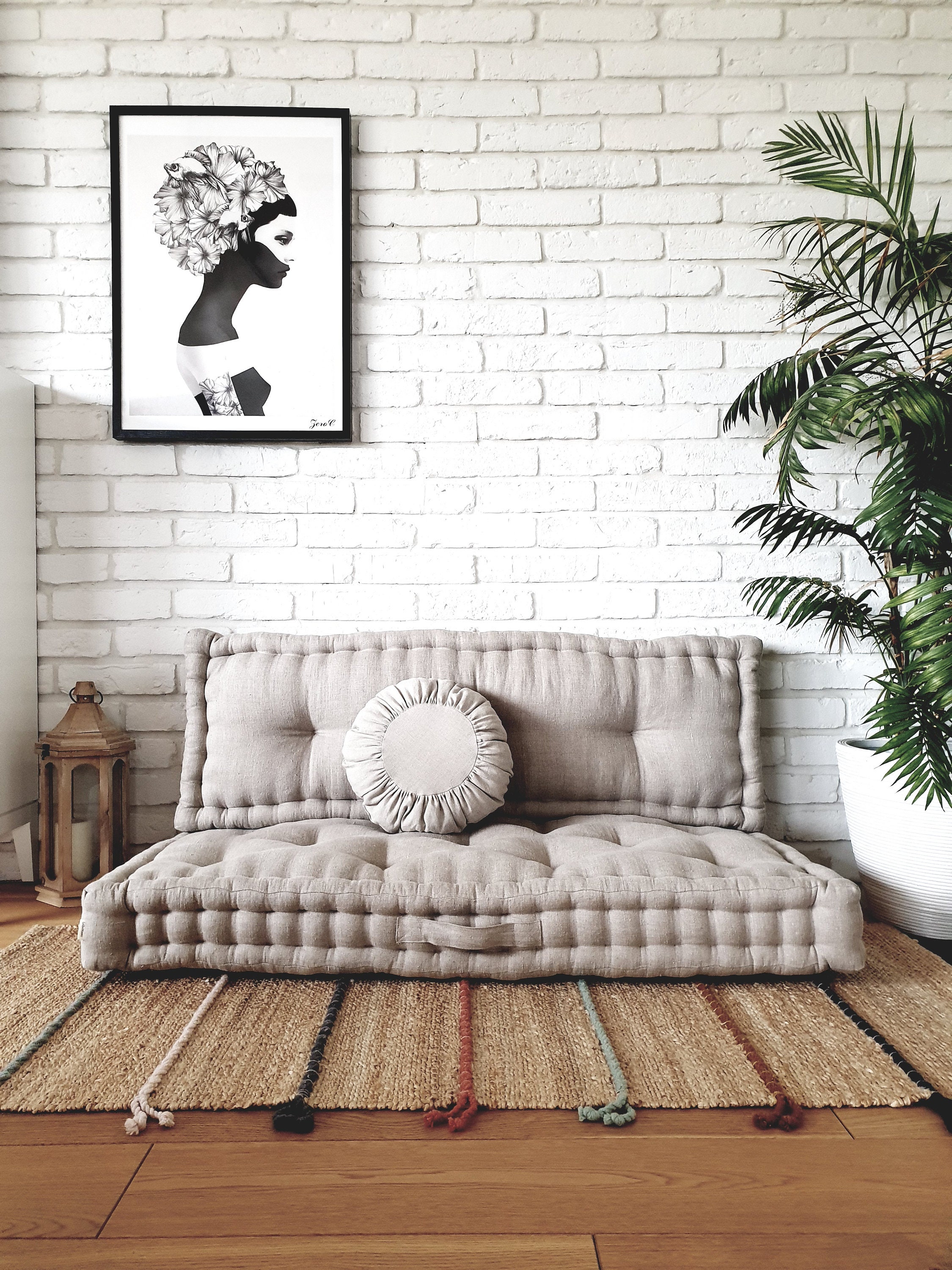 On floor couch deals