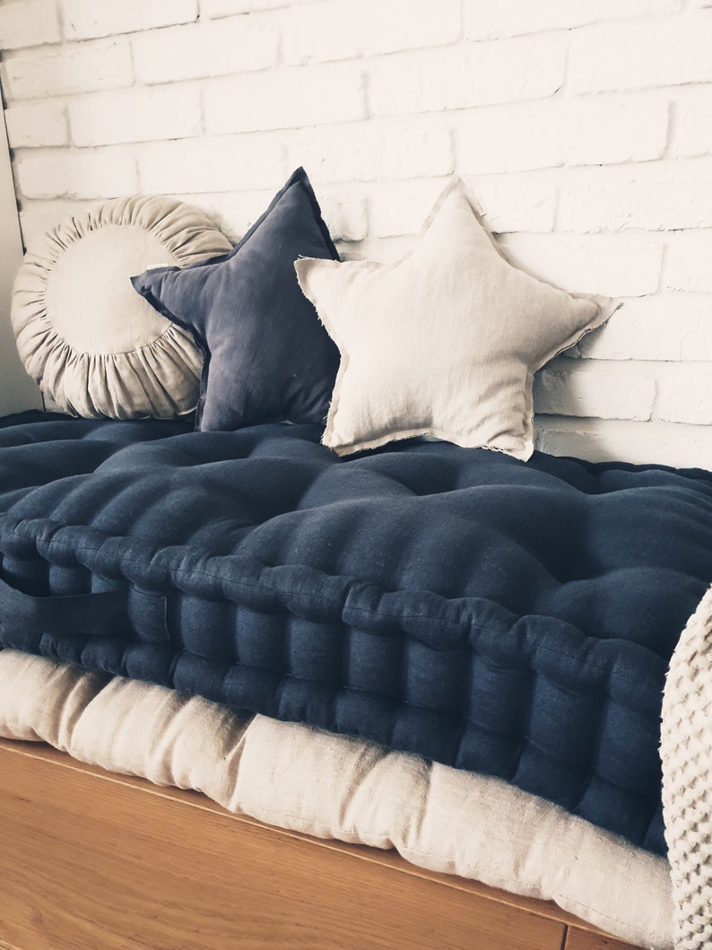 French mattress floor cushion quilted mattress day bed Etsy