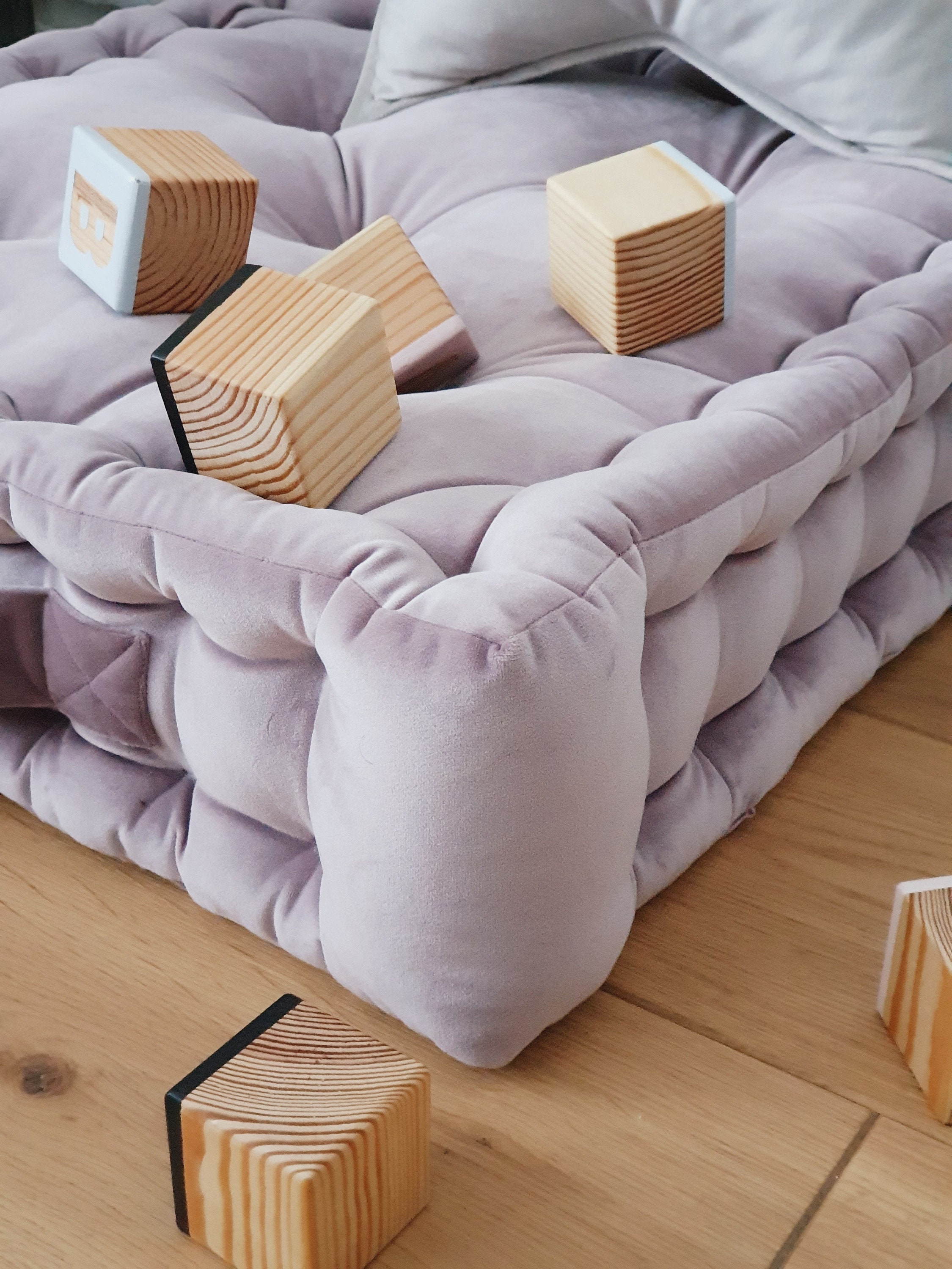 Velvet French Cushion Velvet Floor Cushion Window Seat Etsy