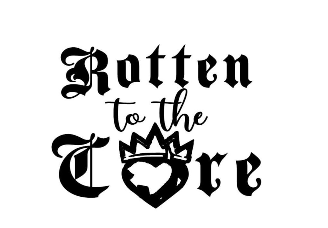 Rotten to the Core SVG - Etsy