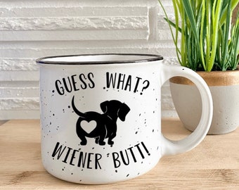 wiener dog coffee mug