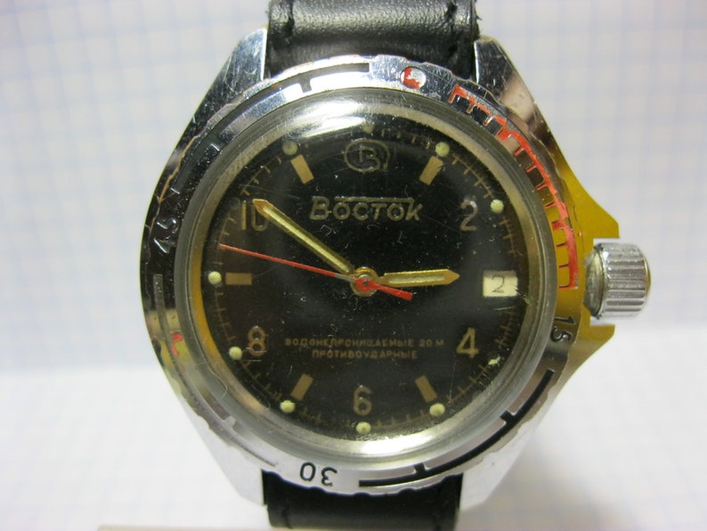 Vostok watch Russian commander’s watch, deals USSR clock, watch,kal 2609 ussr watch collection