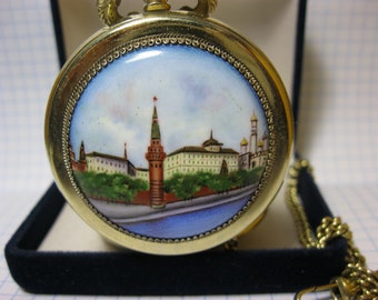 Relojes de bolsillo MOLHIJ Reloj de bolsillo Lightning Chess URSS Relojes rusos