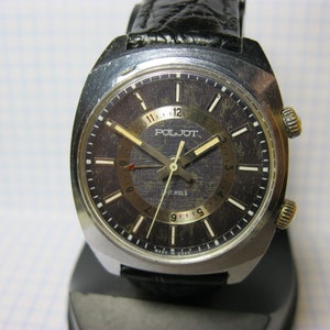 watch POLJOT flight alarm collection watches ussr