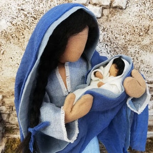 Jesuskind in der Krippe biblische Erzählfigur wie Egli Bild 7
