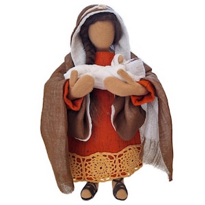 Mary with baby Jesus - Nativity figure - narrative figure 28 cm like Egli figure