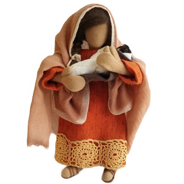 Maria mit Jesuskind - Krippenfigur - Erzählfigur 28 cm wie Eglifigur