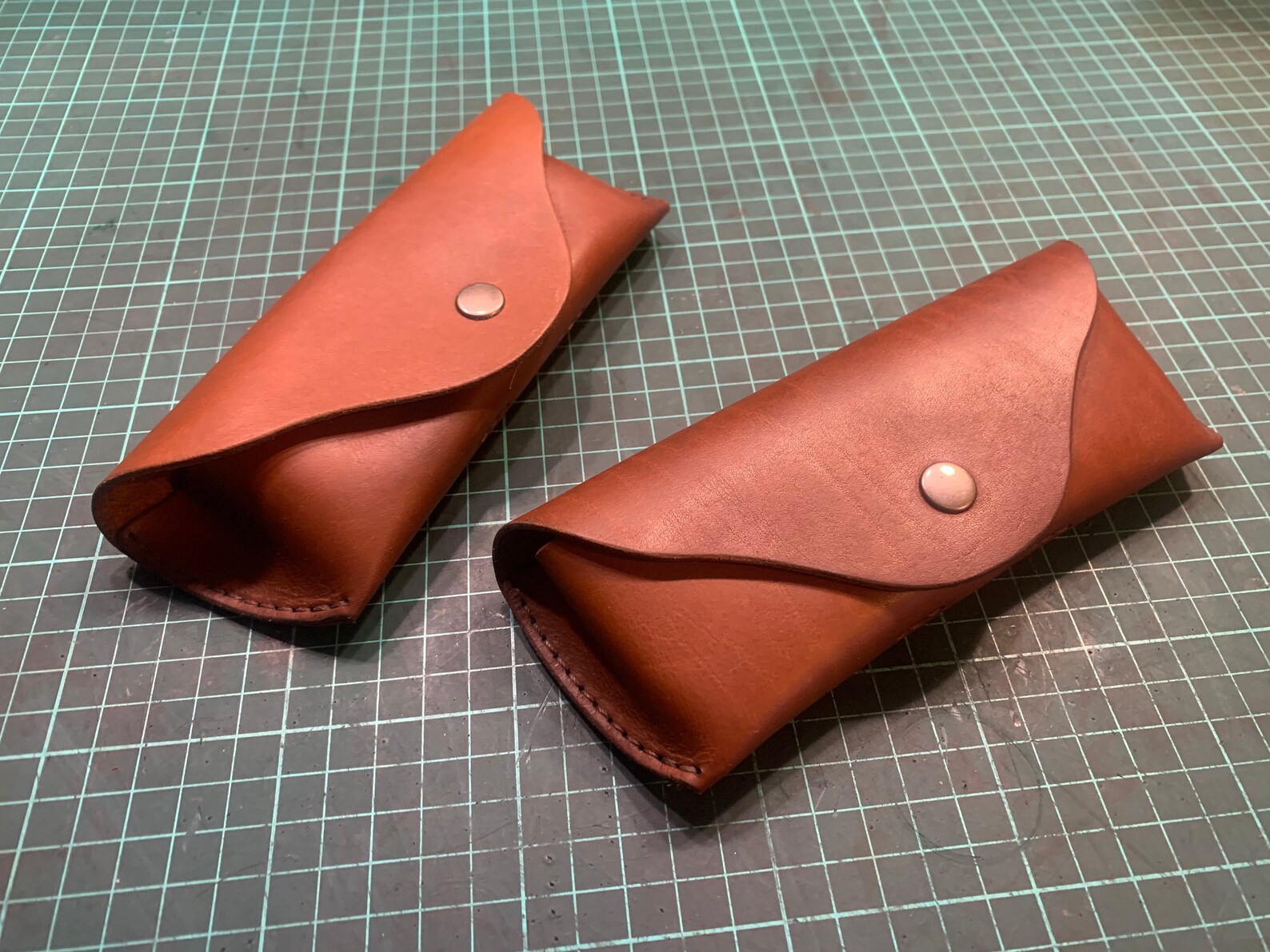 Leather Glasses Case Pattern PDF DXF download Laser Etsy