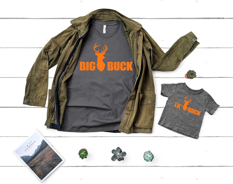 Download Big Buck Lil Buck Daddy and Me Dad and Son Daughter Shirt ...