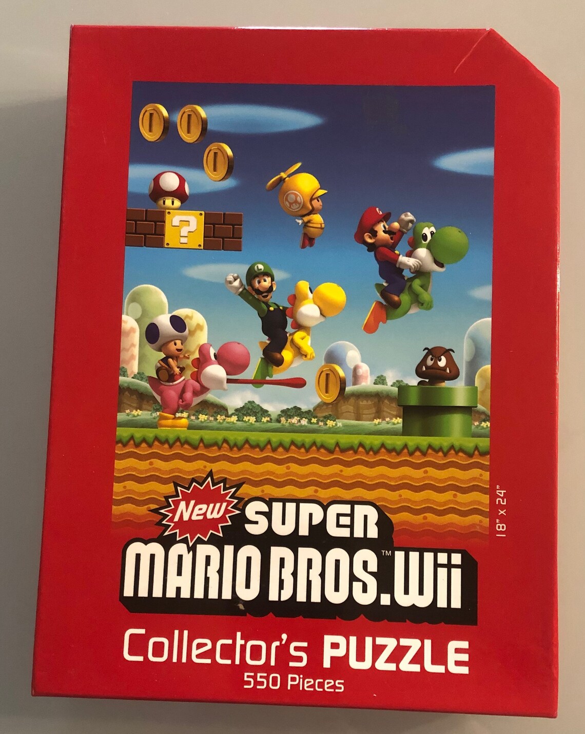 Super Mario Bros. Wii Collectors Puzzle 550piece Jigsaw Etsy UK