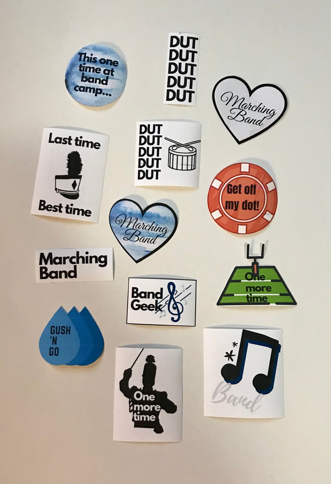 Marching Band Stickers Marching band water bottle sticker Etsy