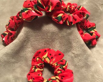 Watermelon Scrunchie