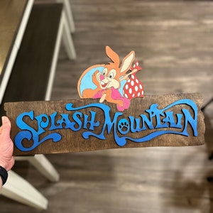 splash mountain ride sign