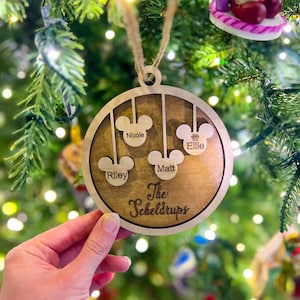 Custom Mouse Christmas Ornament