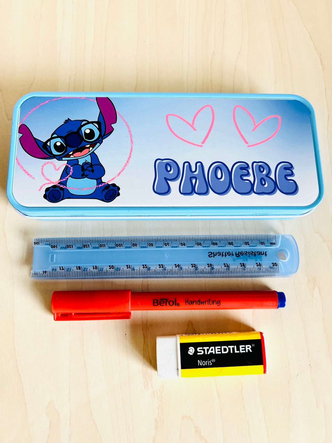 Personalised Pencil Case Stitch Pencil Case Stitch Pencil Etsy UK