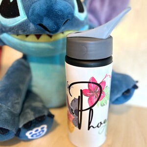 Personalised Stitch water bottle, stitch bottle, stitch water bottle, personalised water bottle, gift for kids, water bottle for kids