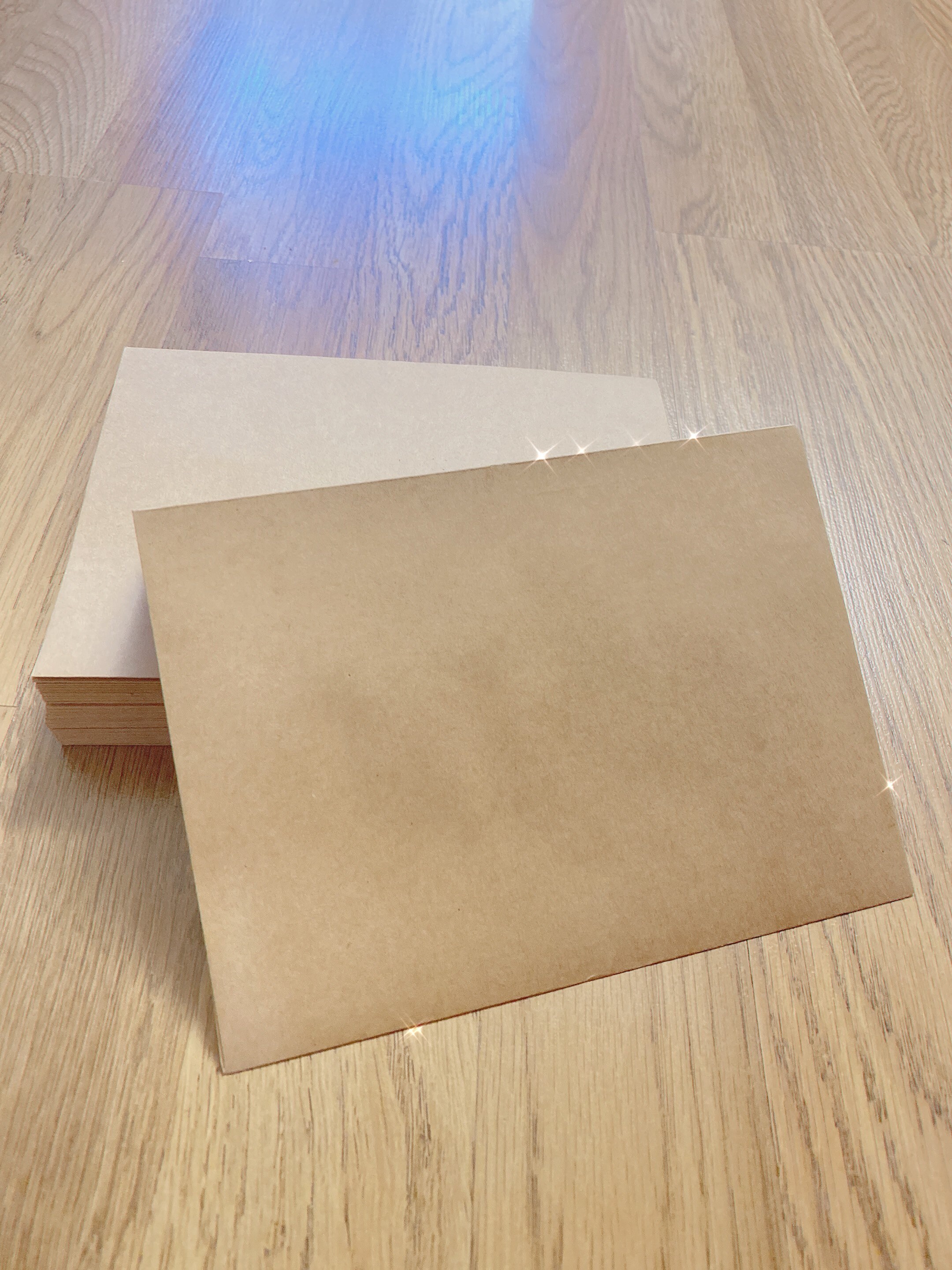 KRAFT ENVELOPES A7 size 5.25 in x 7.25 in 13.33cm x Etsy