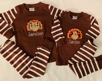 baby girl thanksgiving pajamas