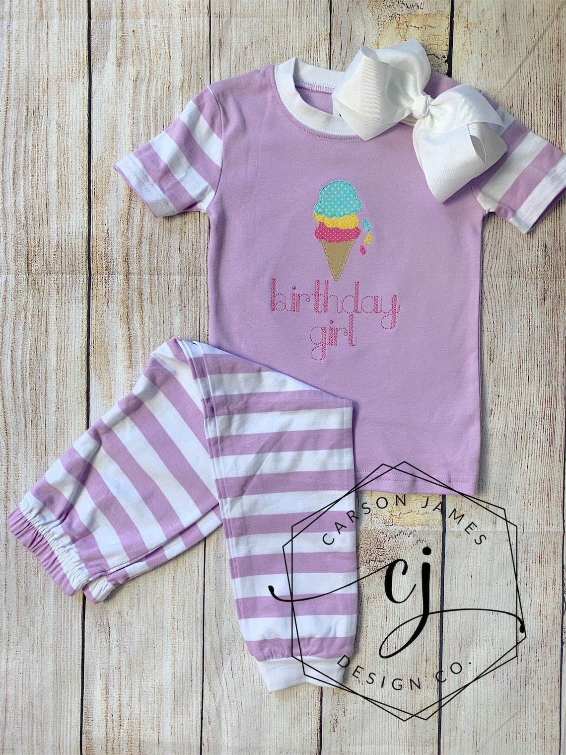 Custom Birthday Pajamas for Baby Toddler Kids Birthday Party Etsy