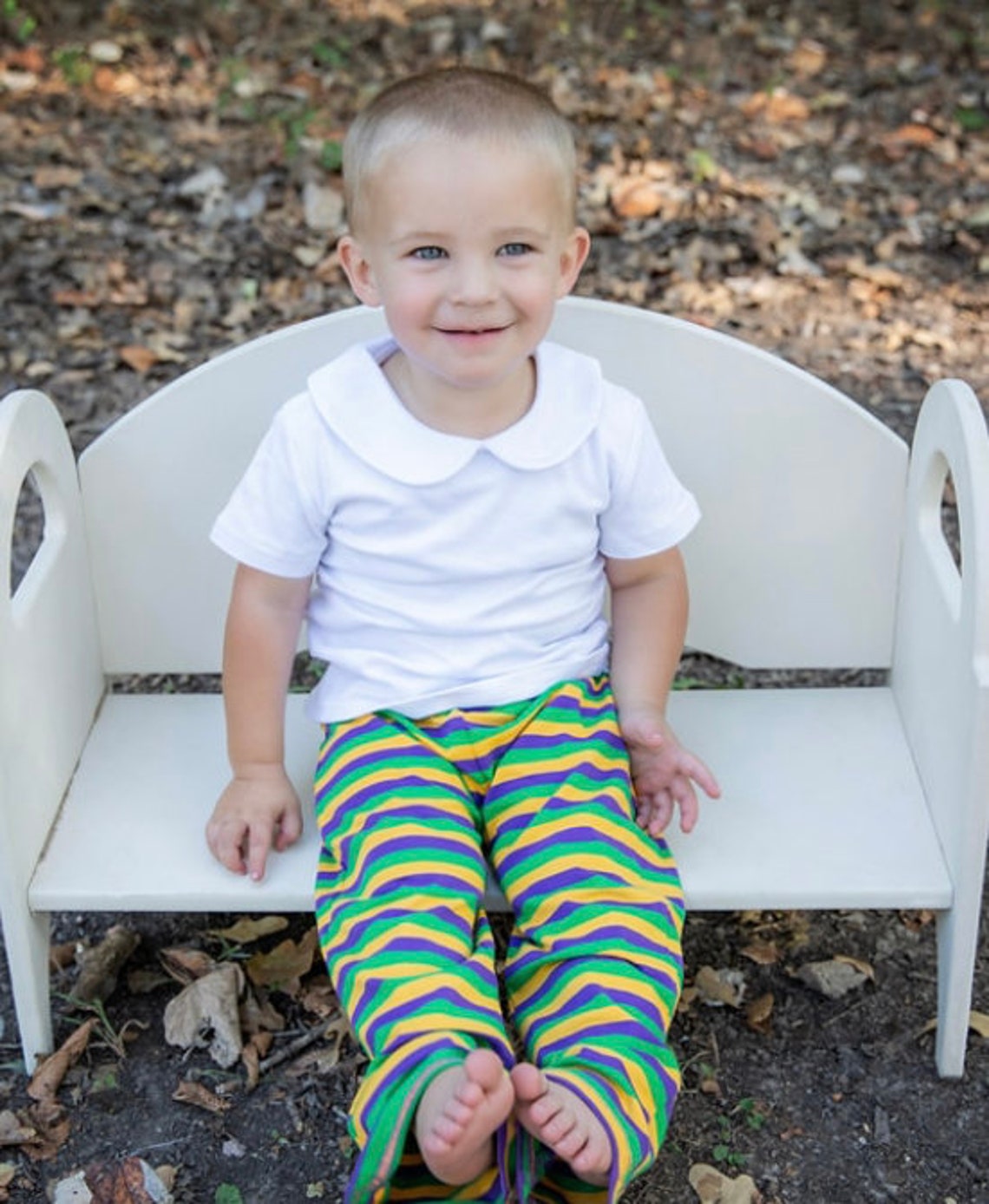 Monogram Mardi Gras Outfit for Baby kids toddler boy Etsy