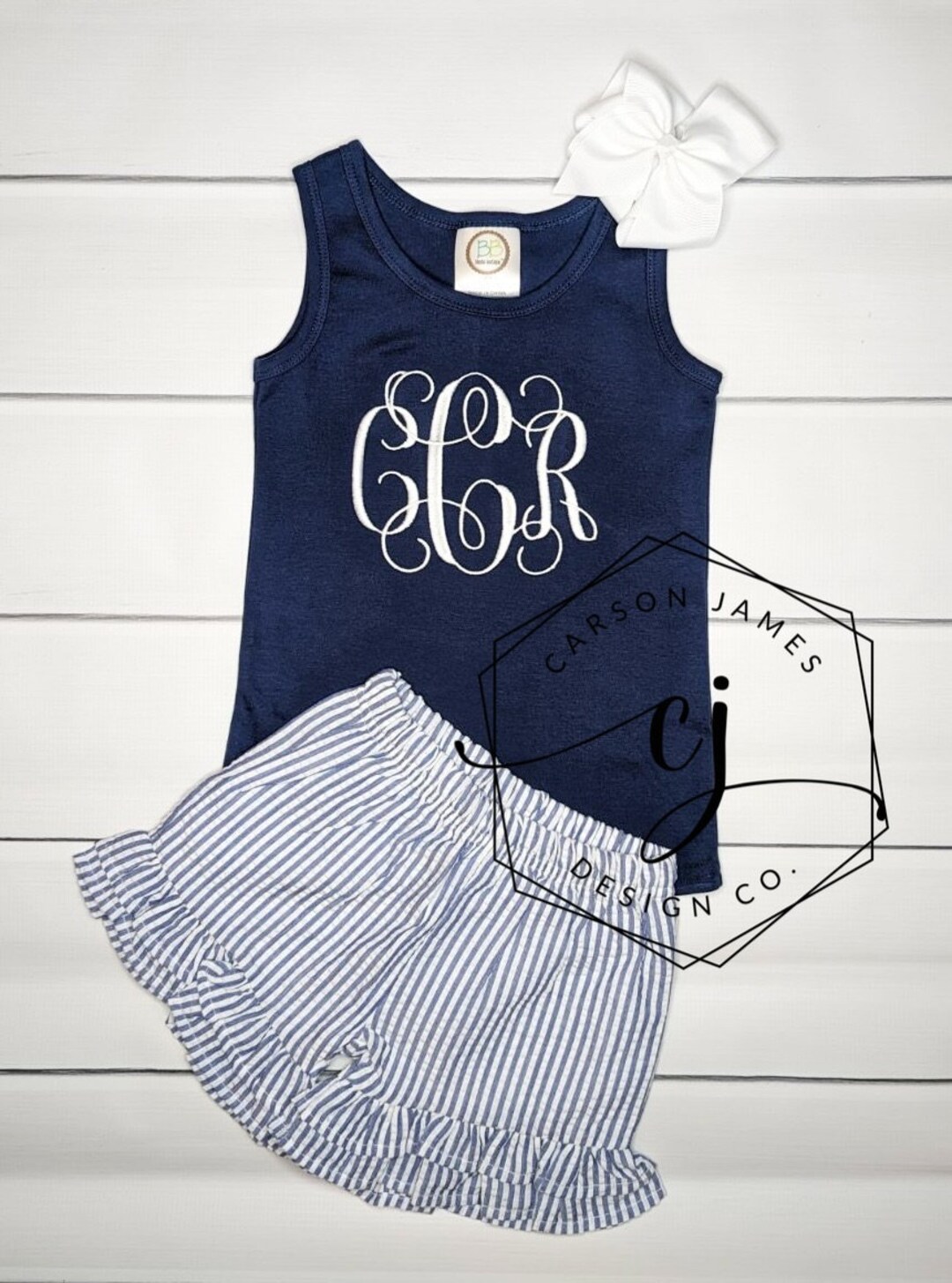Tenue 2 Pièces Land's End Enfant Taille 4T - Haut Sans Manches + Short - Coton - Occasion Excellent état