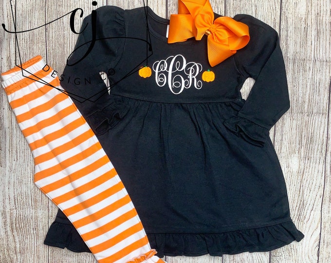 Halloween Pumpkin Pattern Print Dress main image 0