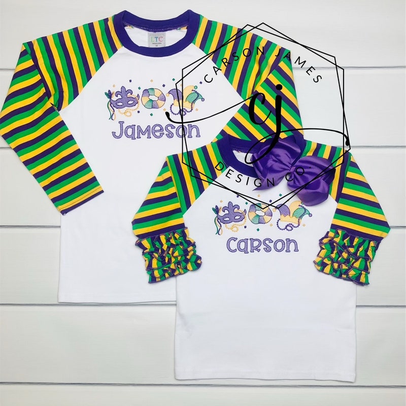 Mardi Gras Quilted Vest for Kids