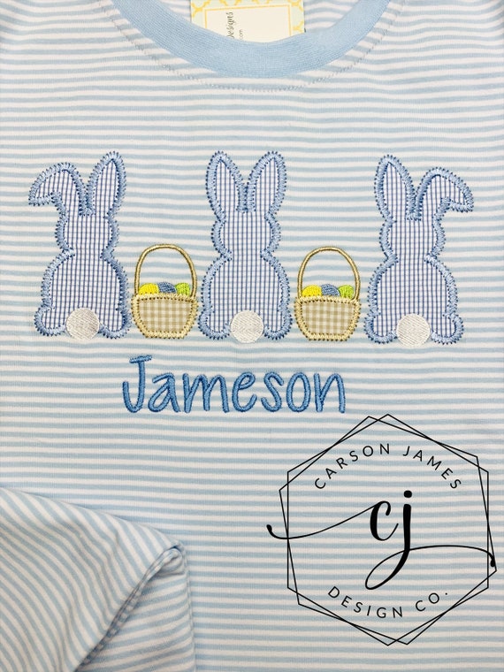 Monogram Easter Pajamas for Baby Toddler Kids Brother Sister Sibling Matching Easter Bunny Easter Basket Gift Etsy UK