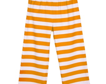 Orange Stripe Boys Pants