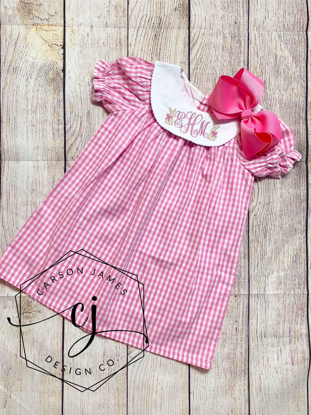 Monogrammed easter cheap dress