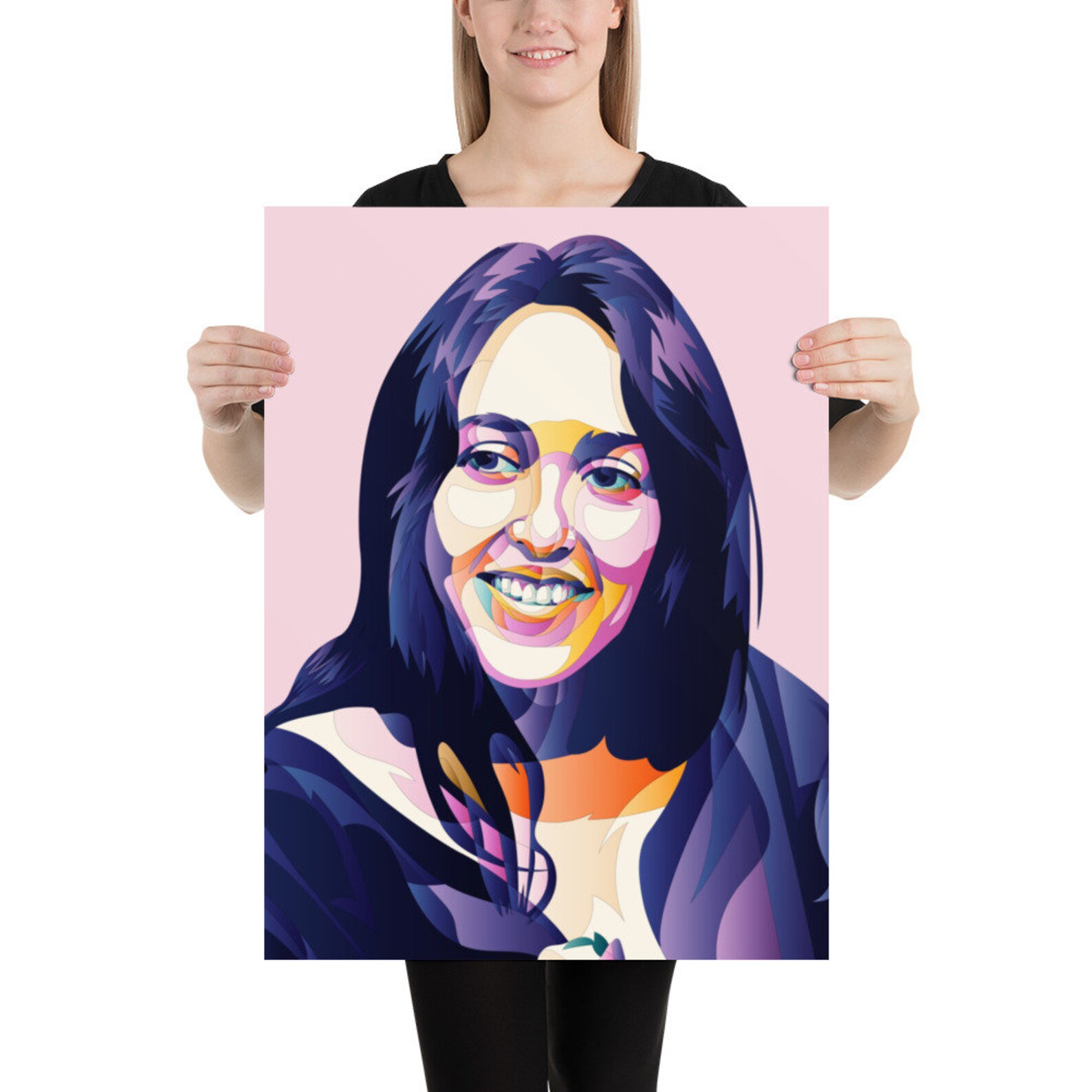 Joan Baez Poster Wall Art Portrait Print Multiple | Etsy