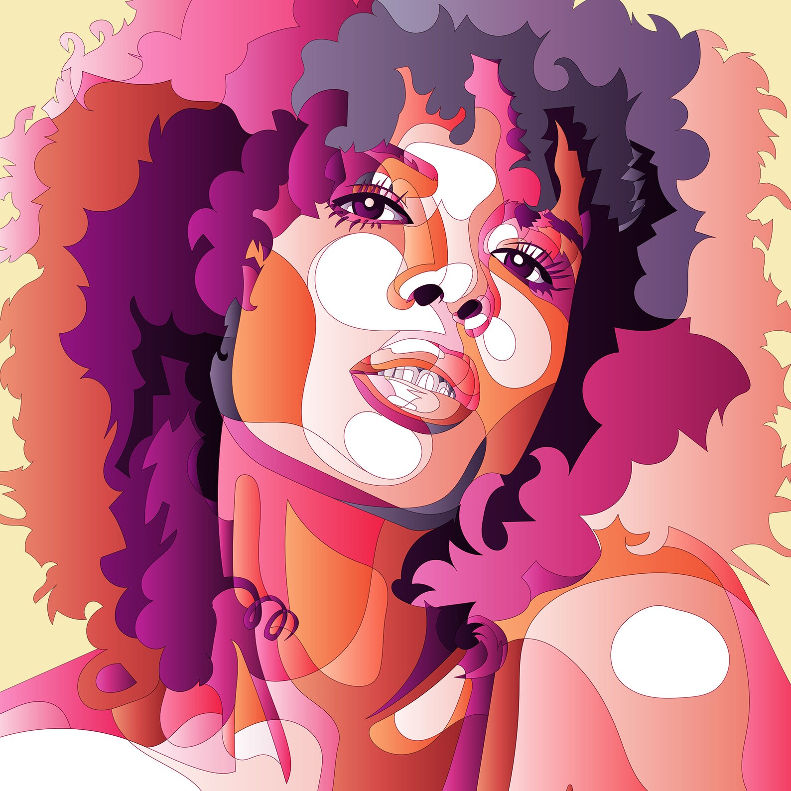 Kelis Poster Wall Art Portrait Print Multiple Sizes Etsy