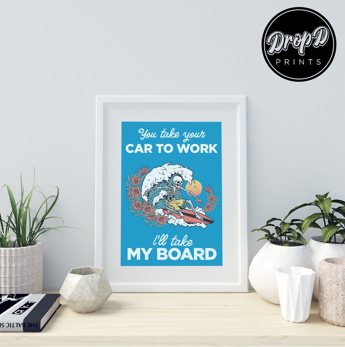 Surf Wax America Poster Weezer Wall Art Print Multiple Etsy