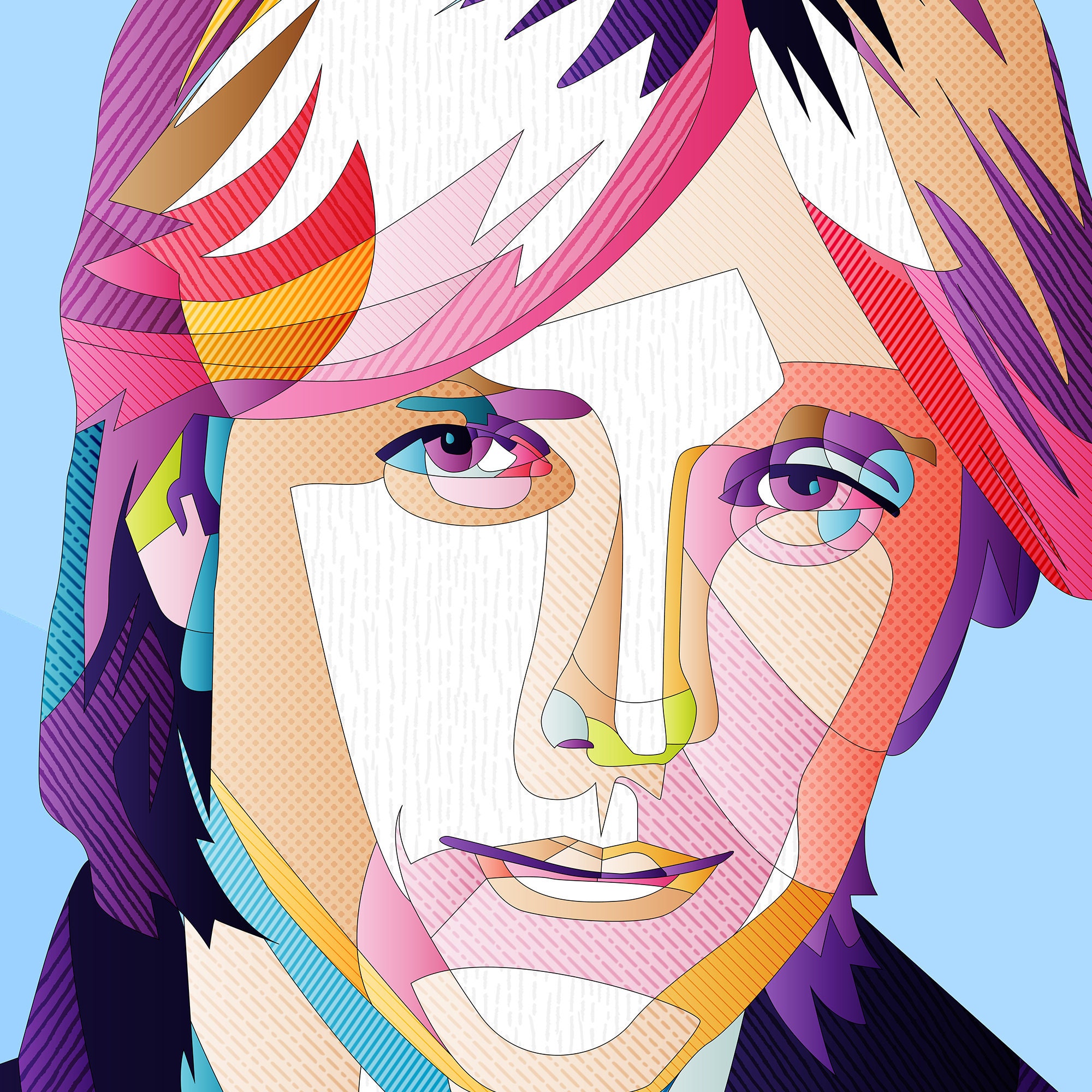 Tom Petty Poster Wall Art Portrait Print Heartbreakers | Etsy