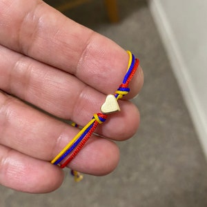 Pulsera amor venezuela, pulsera te amo venezuela, pulsera colores primarios, pulsera colombiana,