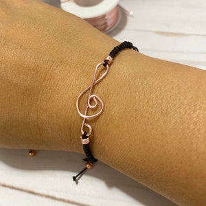Treble Clef Bracelet, gift for singers, music bangle, treble clef jewelry, gifts for musician, music jewelry, gifts for teens, note bangle