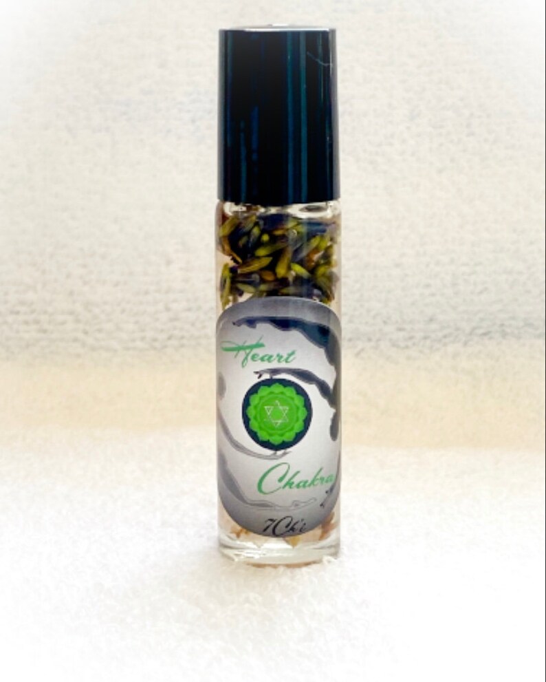 Heart Chakra Crystal Infused Coconut Oil, Jasmine Essential Oil and