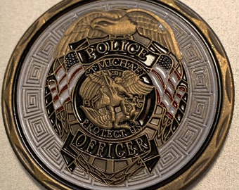 Ten pieces of St Michael Police Officer Challenge Coin - Law Enforcement Gift