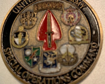 US Army Military Special Operations Coin *** Great Gift for a Army Veteran or Active Military ***