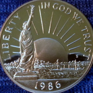 1986-S Statue of Liberty Commemorative Half Dollar - Proof Coin