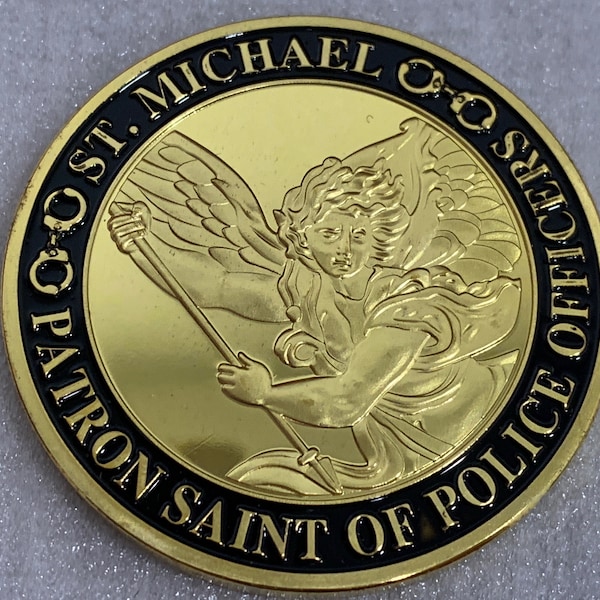 Police Officers St Michael Prayer Coin