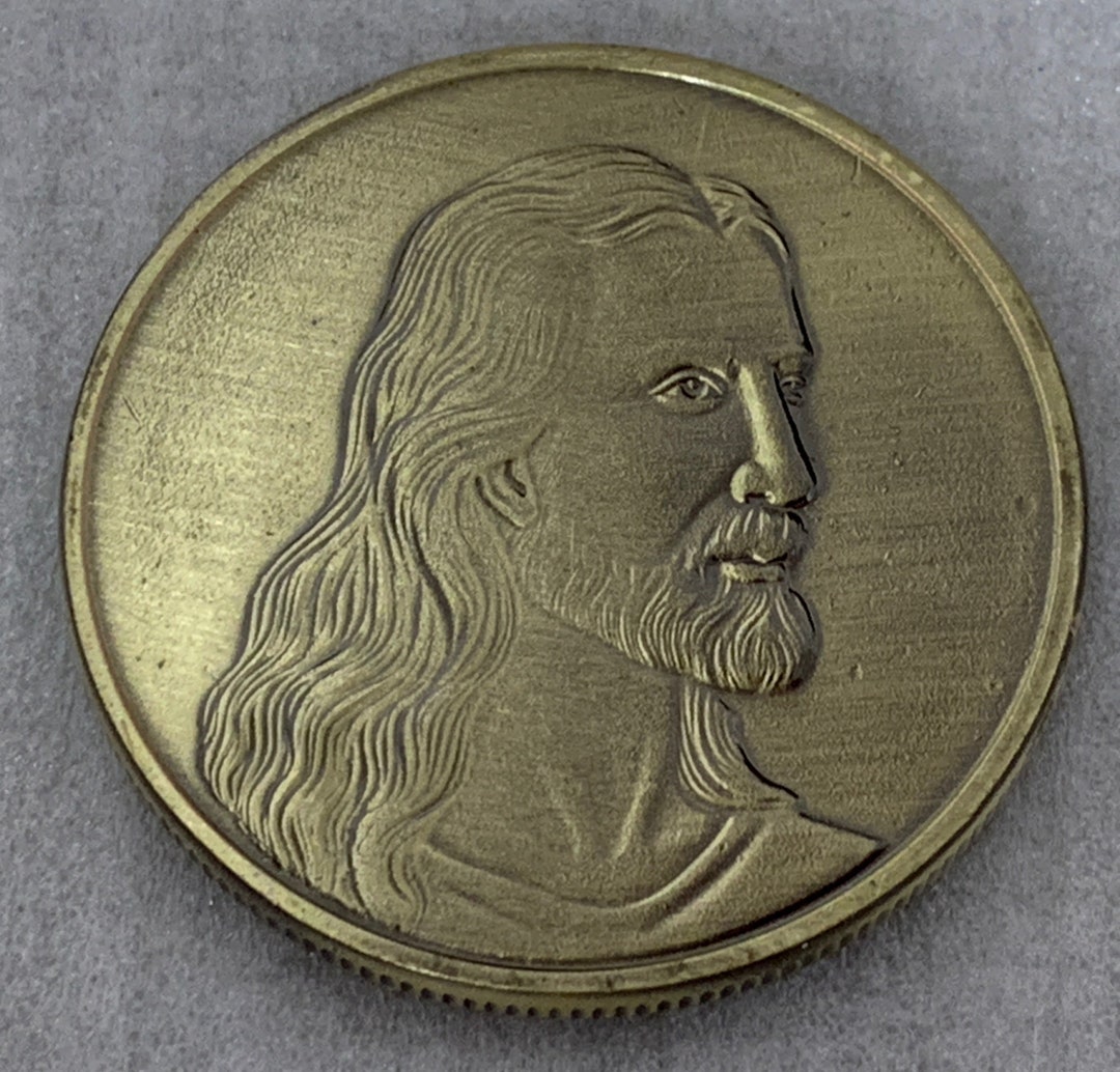 Jesus Christ Last Supper Coin Etsy
