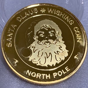 Santa Claus Wishing Coin North Pole