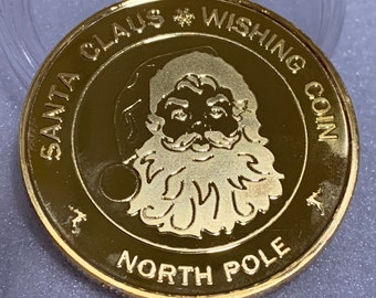 Santa Claus Wishing Coin North Pole